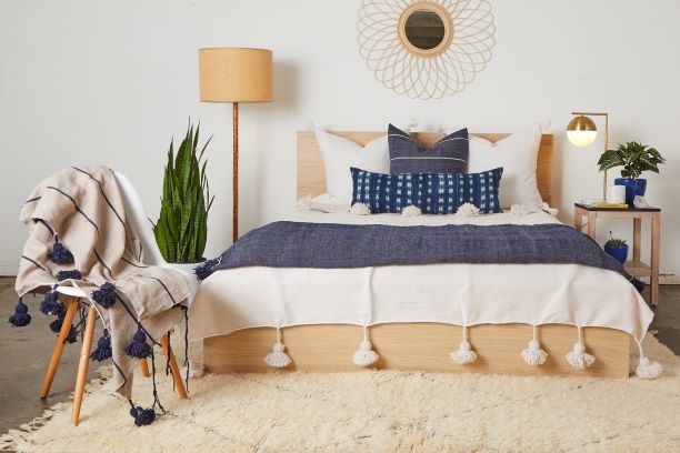 beautiful handloomed woven designs bedroom