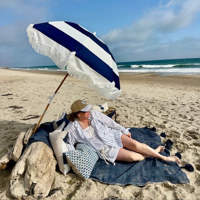 Cindy Ciskowski Meditating on the Beach